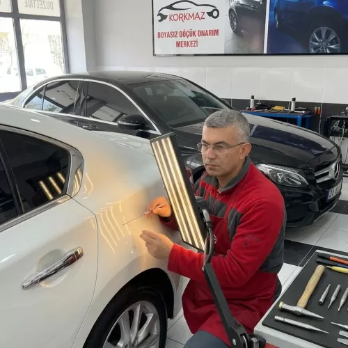 Boyasız Göçük Onarımı Düzeltme işlemi